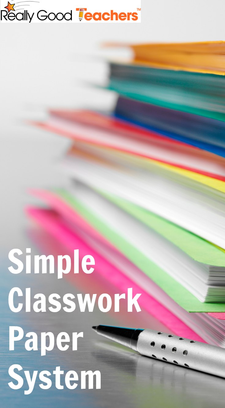 Simple Classwork Paper System - ReallyGoodTeachers.com