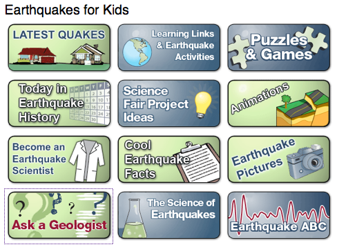 11 Free Science Websites for Kids - Earthquakes for Kids - Really Good Stuff