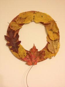 Fall Wreath Craft for Preschool