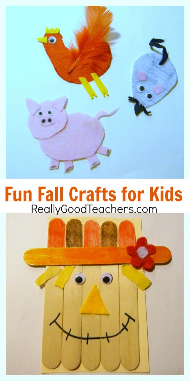Fun Fall Crafts for the Classroom and Home from ReallyGoodTeachers.com