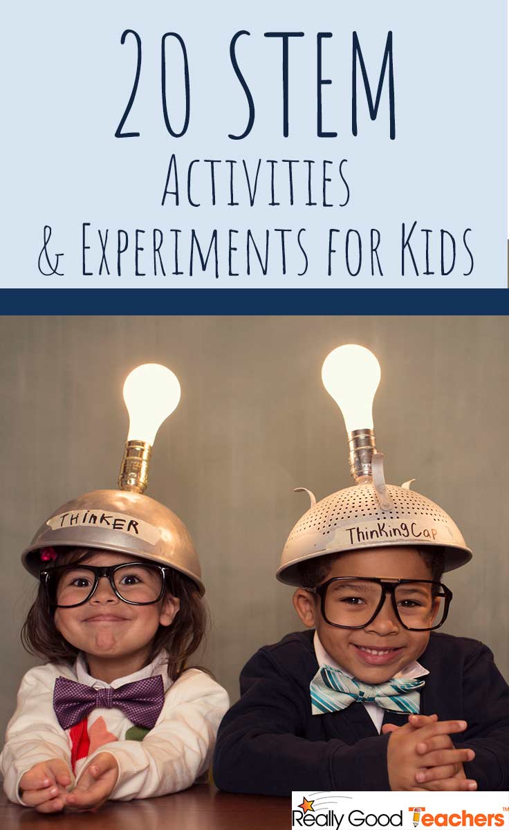 20 STEM Activities, Experiments, and Challenges for Kids
