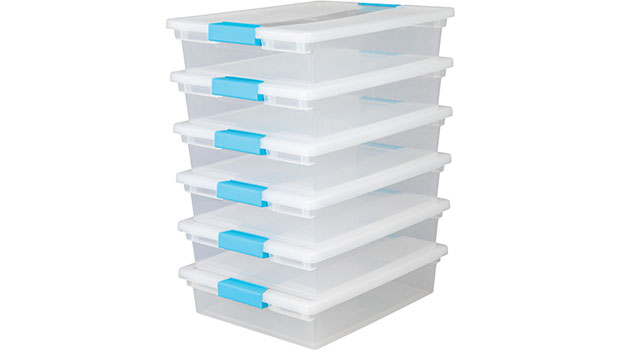 stackable group materials trays